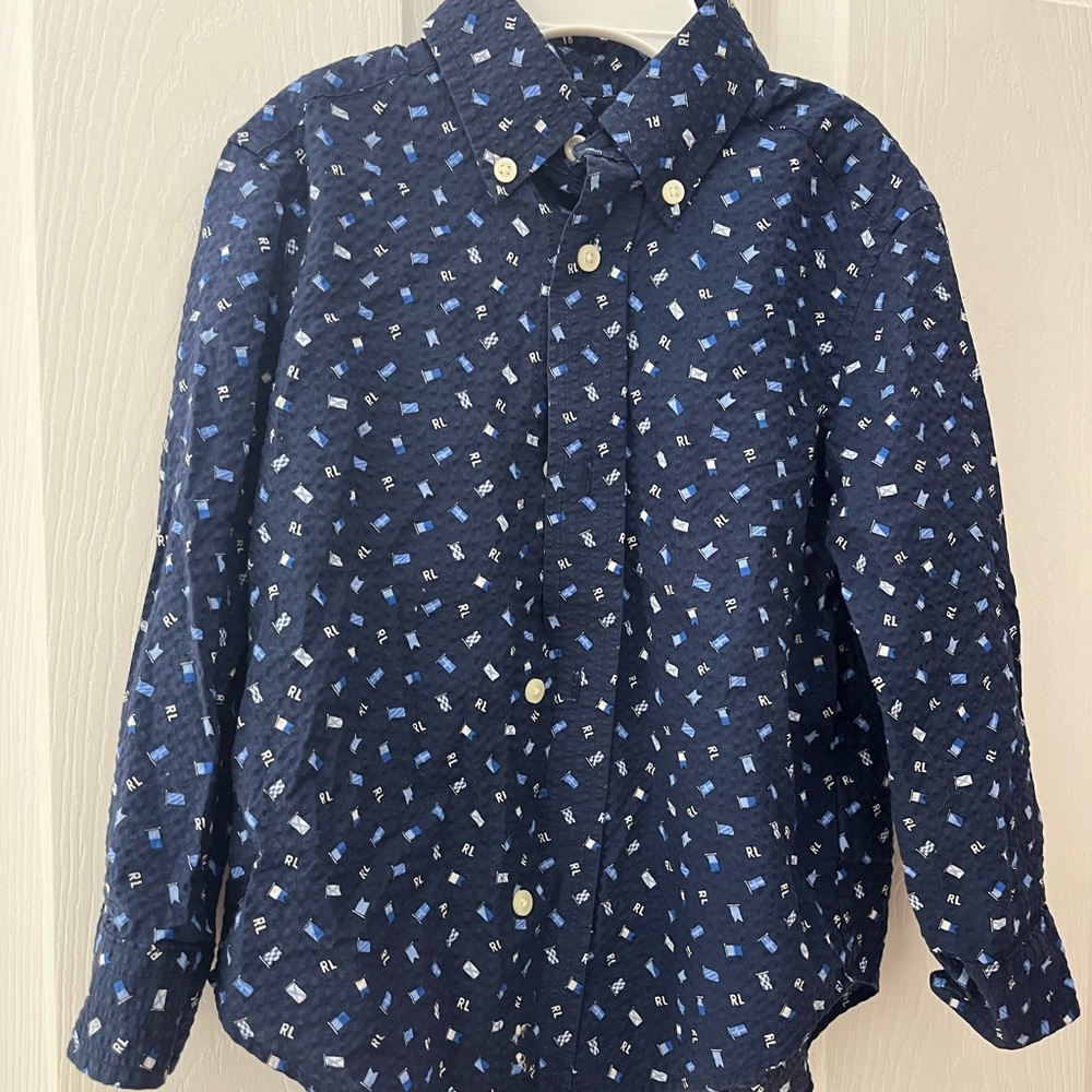 Ralph Lauren Toddler Boy Button Down Shirt 2T